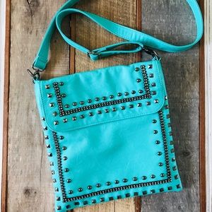 Teal blue turquoise purse, Brand New condition